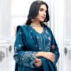 Teal Garden Unstitched Embroidered Lawn Suit