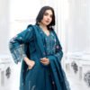 Teal Garden Unstitched Embroidered Lawn Suit