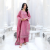 unstictchedlawncollection Rose Petal Unstitched Embroidered Lawn Suit