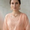 Peach Blossom Unstitched Embroidered Lawn Suit