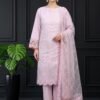 6 (1) Blush Lattice Unstitched Embroidered Silk Suit