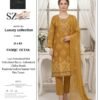 Amber Bloom Unstitched Embroidered Lawn Suit