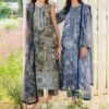 Moody Floral Unstitched Digital Printed Lawn Suit, Baroque Replica