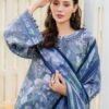 Moody Floral Unstitched Digital Printed Lawn Suit, Baroque Replica