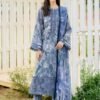 Moody Floral Unstitched Digital Printed Lawn Suit, Baroque Replica