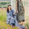 Moody Floral Unstitched Digital Printed Lawn Suit, Baroque Replica