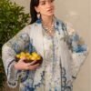Azure Garden Unstitched Digital Printed Lawn Suit, Baroque Replica